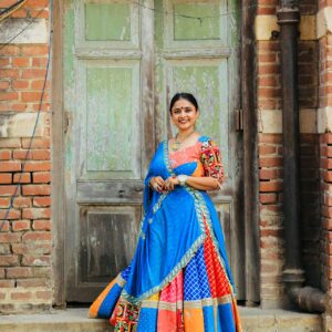 premium designer red silk bridal saree