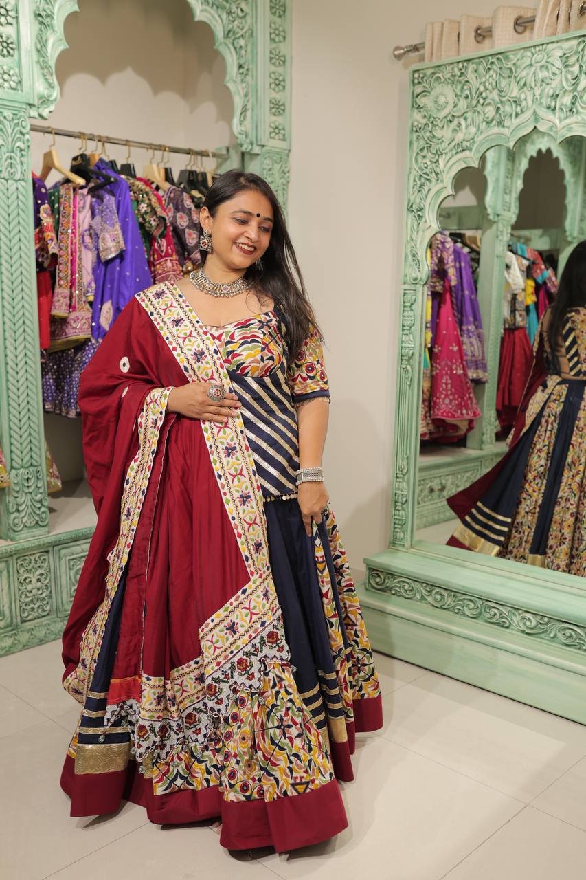 Gamthi Silk Lehenga