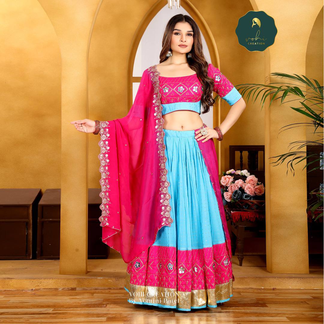 Celestia Handwork Lehenga - Image 3