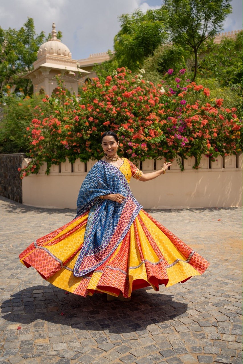 Vohi Bandhani Handcrafted Chaniya Choli