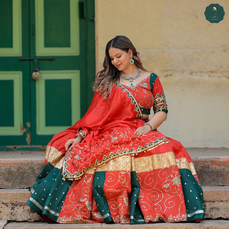 Rajwadi Vintage Chaniya - Image 2