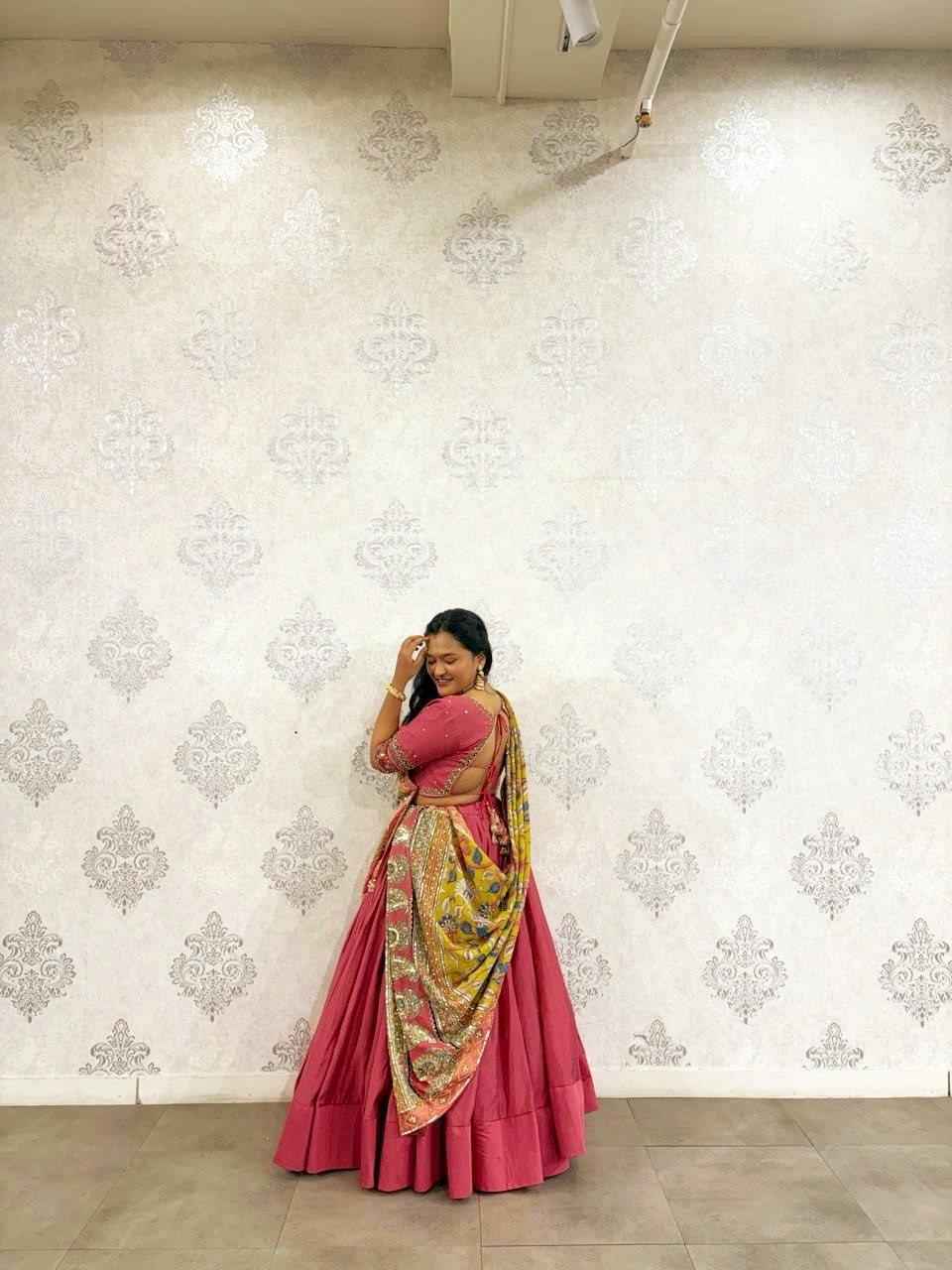 Rose Regal Lehenga - Image 3