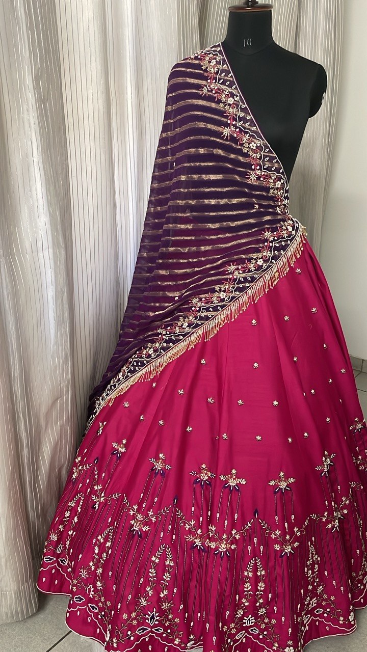 Noir Royal Mirror Lehenga