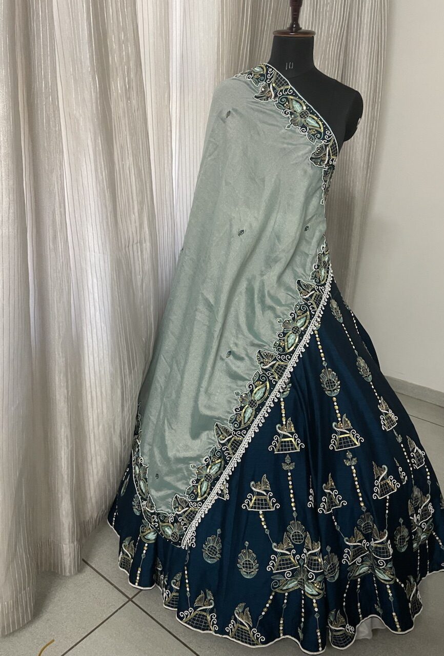 Aqua Heritage Lehenga