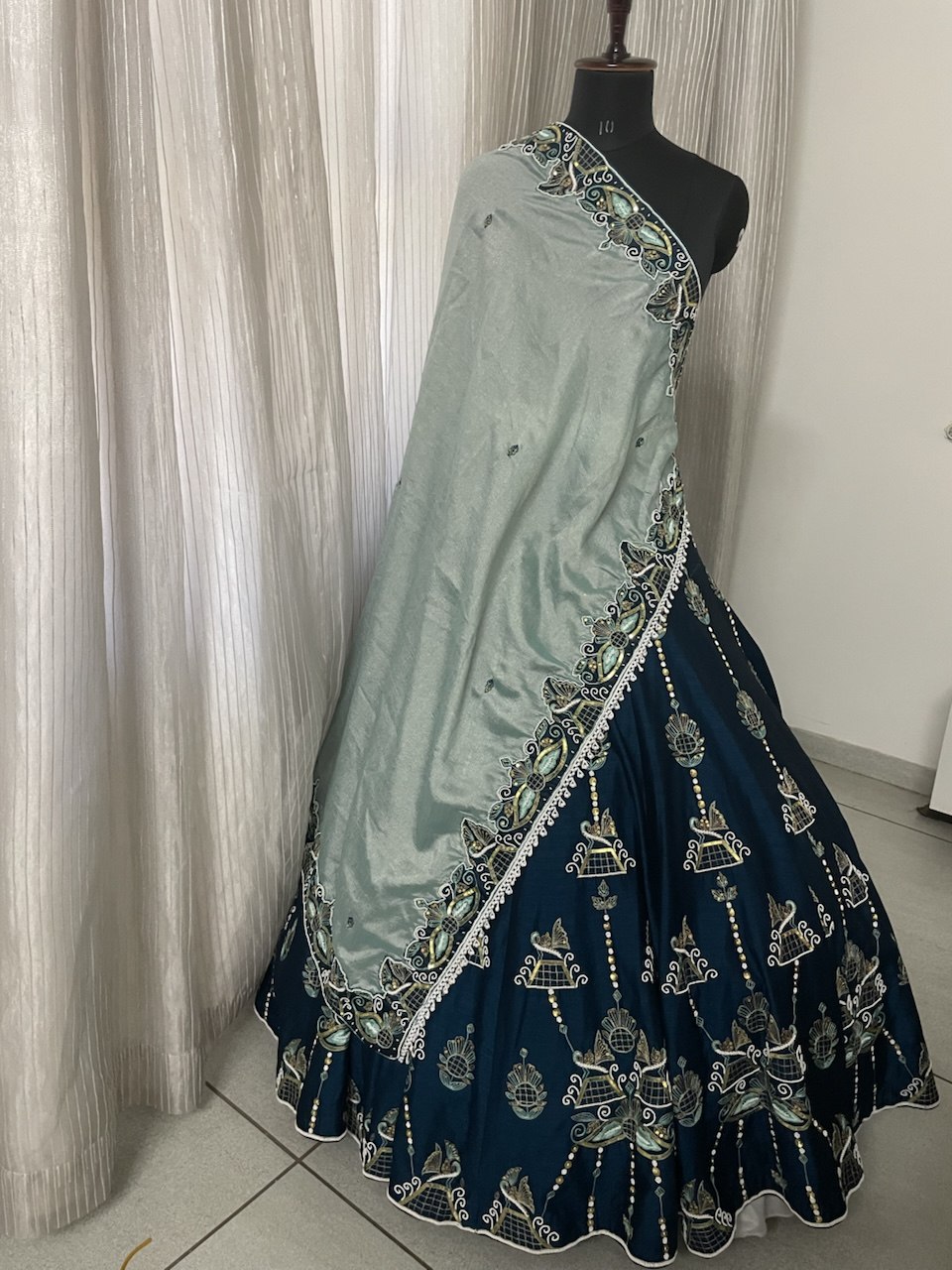 Aqua Heritage Lehenga