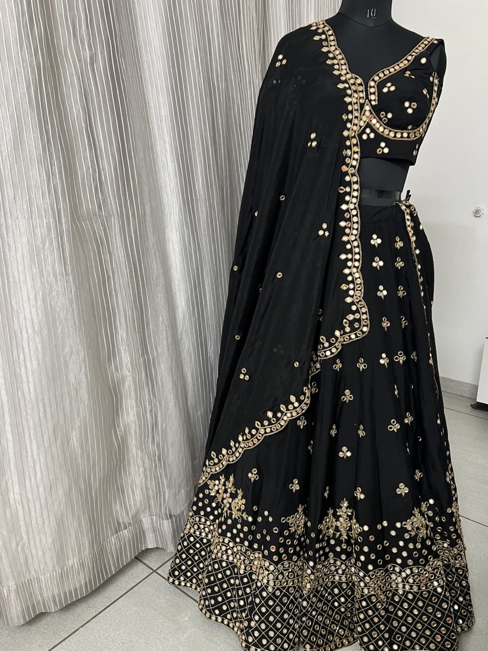 Midnight Heirloom Lehenga