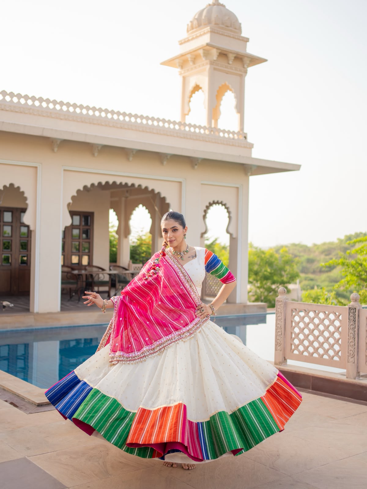 Royal Jute Navratri Lehenga